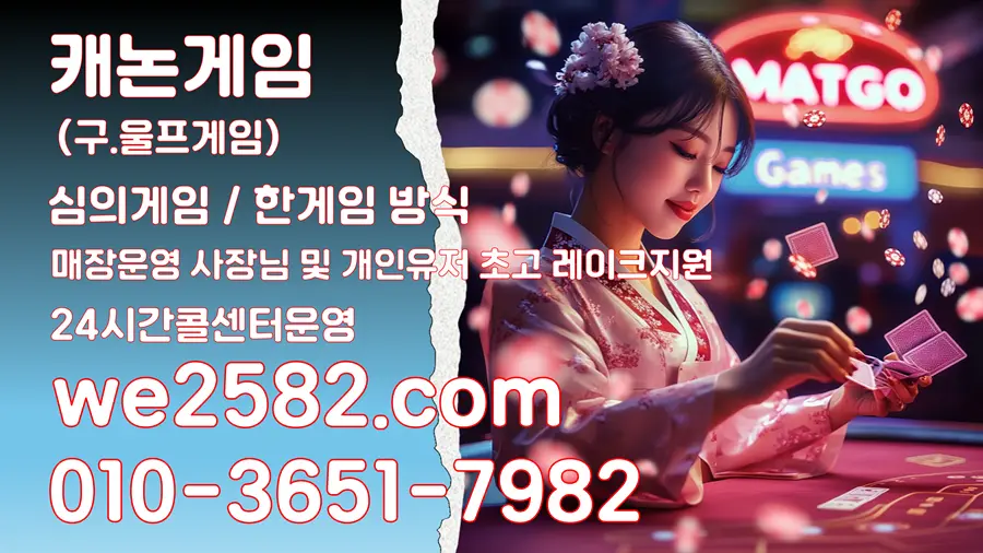 캐논맞고 완전 정복